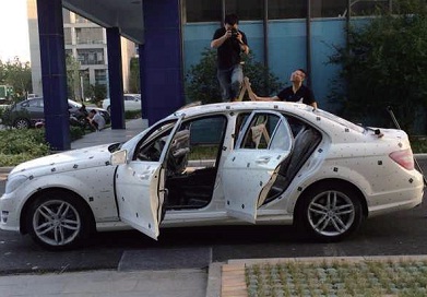 汽車、船模等大型物體掃描